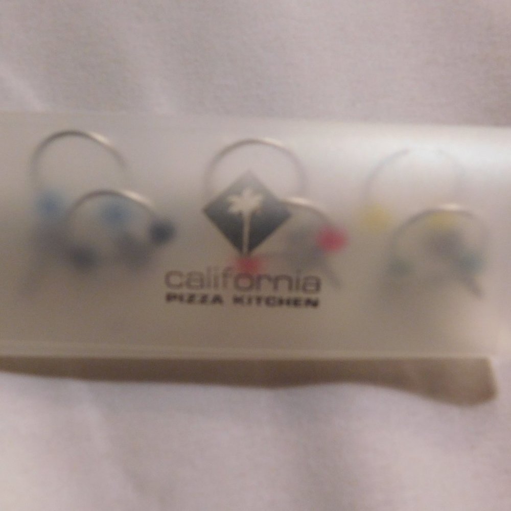 California Pizza Kitchen Wine Glass Charms